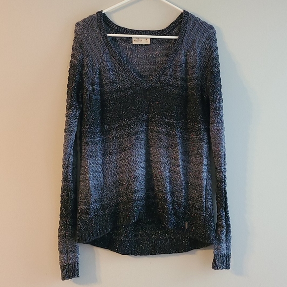 Hollister Sweaters - Hollister Blue Knit Sweater Size M